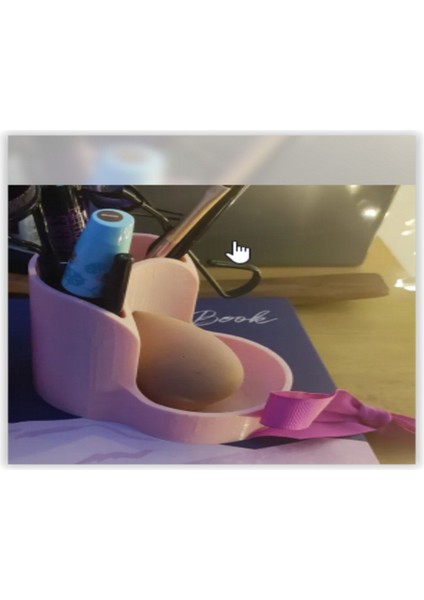 Pembe Makyaj Fırçalık ve Pamukluk Seti, Şık ve Kullanışlı Tasarım modelleri