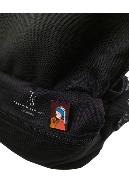 Rozet Metal Broş Inci Kupeli Kız Tablosu Resim Kedi Yaka Okul Çanta Kıyafet Şapka Takı Aksesuar modelleri