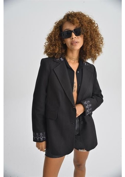 Leomie Nakışlı Blazer Ceket 6106 fiyatları