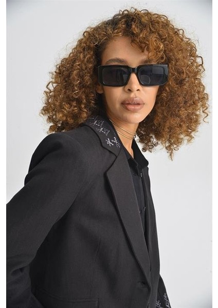 Leomie Nakışlı Blazer Ceket 6106 fırsatları