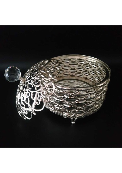 Şeffaf Gümüş Organizatör, Aynalı Kutu ve Kapaklı Çok Amaçlı Saklama Kutusu fiyatları