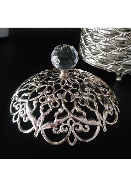 Şeffaf Gümüş Organizatör, Aynalı Kutu ve Kapaklı Çok Amaçlı Saklama Kutusu modelleri