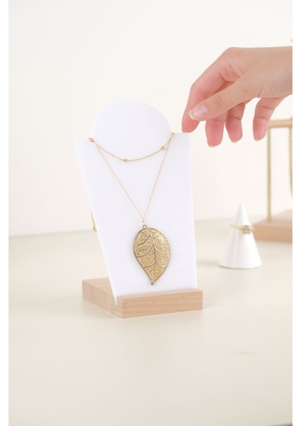 Beyaz 3'lü Kolyelik, Takı Sergileme ve Düzenleme Standı fiyatları