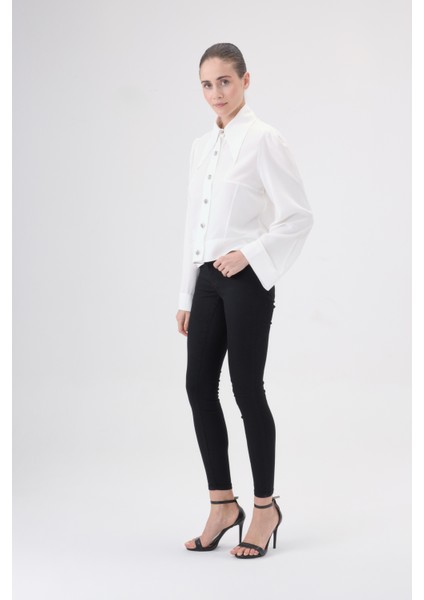 Erya Düğme Detaylı Gömlek modelleri