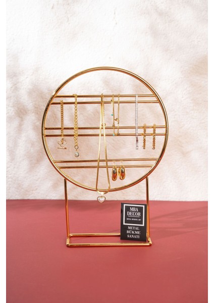 Altın Renk Metal Takı Kutusu, Düzenleyici ve Dekoratif Aksesuar. modelleri