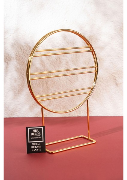 Altın Renk Metal Takı Kutusu, Düzenleyici ve Dekoratif Aksesuar. indirimleri