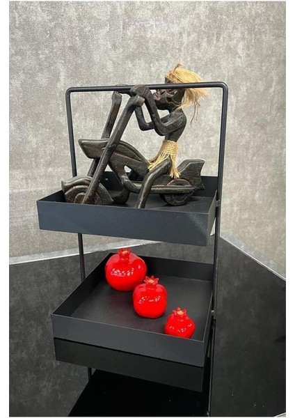 Iki Katlı 20X20 Siyah Mutfak ve Banyo Tezgahüstü Düzenleyici modelleri