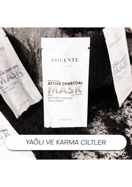 Aktif Karbonlu Arındırıcı Kil Maskesi (8 Adet x 8 Ml) indirimleri
