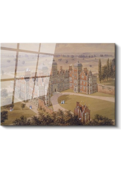 William Daniell - Aston Hall Malikânesi Cam Tablo fiyatları