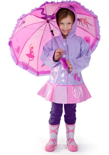 Balerin Çocuk Yağmurluk