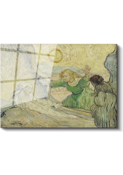 Vincent Van Gogh - Lazarus'un Dirilişi Cam Tablo