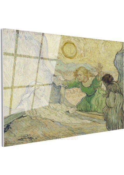 Vincent Van Gogh - Lazarus'un Dirilişi Cam Tablo