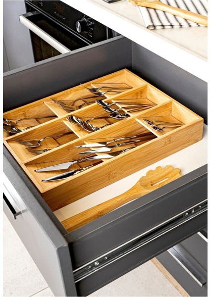 9 Bölmeli Çekmece Düzenleyici, Temiz ve Düzenli Saklama Için Ideal fırsatları