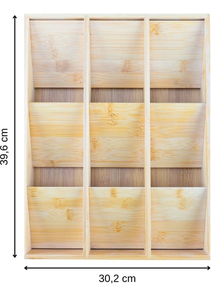 9 Bölmeli Çekmece Düzenleyici, Temiz ve Düzenli Saklama Için Ideal