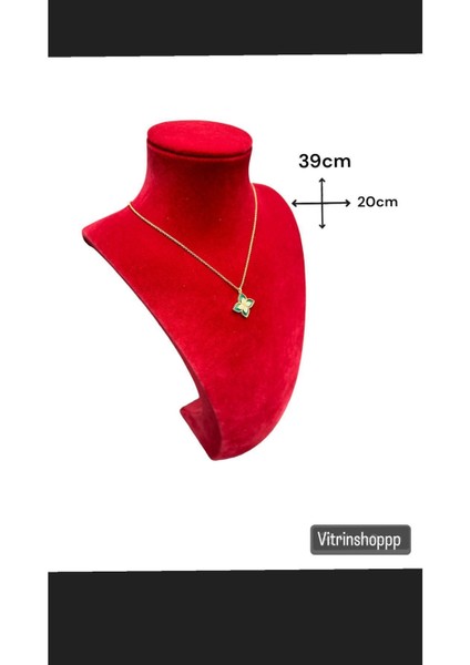 Bordo Boyun Mankeni Takı Sergileme Standı Kuyumcu Malzemeleri fiyatları