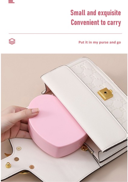 Kalp Şeklinde Aynalı Takı Kutusu, Bölmeli ve Şık Organizer, Aksesuar Saklama Çözümü modelleri