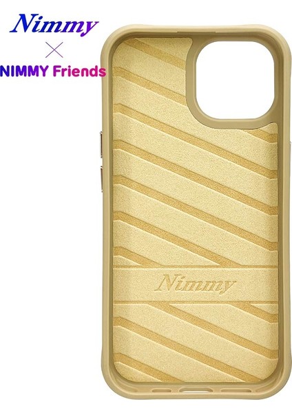 iPhone 15 Uyumlu 3D Gözlük Zincir Rich Kedi Detaylı Nakış İşlemeli Kabartmalı Cool Glasses Kılıf