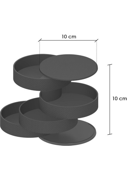 3'lü Çok Amaçlı Düzenleme Kutusu Seti, Şık ve Kullanışlı Organizer