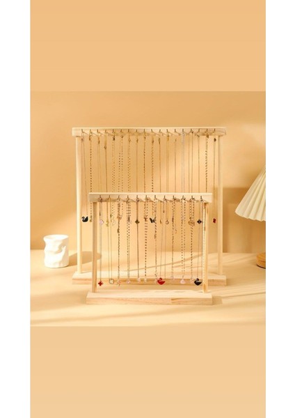 Şık Ahşap Takı Düzenleyici, Zarif Mücevher ve Aksesuar Sergileme Standı