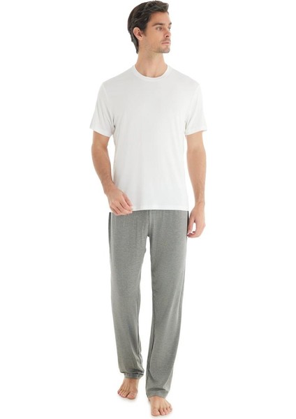 Silver Kısa Kol Beyaz T-Shirt C6T0N3O9