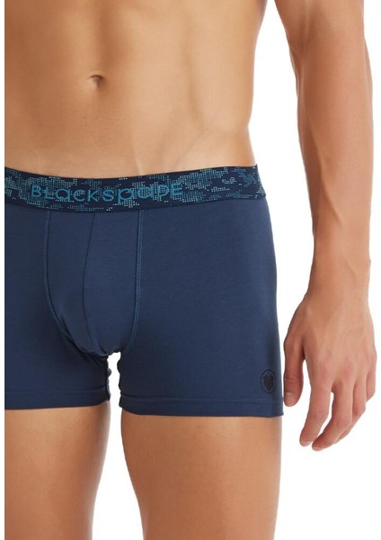 Cotton Lacivert Boxer C6T5N5O9