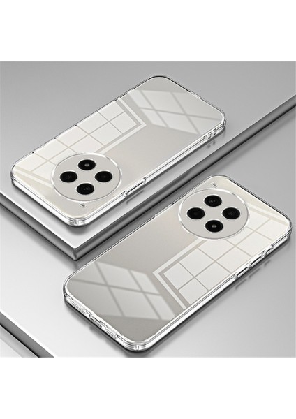 Oneplus Ace 3 Pro 5g Kılıf Galvanik Çerçeve Yumuşak Tpu Telefon Kılıfı-Şeffaf (Yurt Dışından)