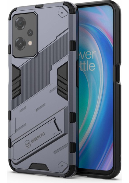 Oneplus Nord Ce 2 Lite 5g Telefon Kılıfı Kickstand Tpu+Pc Darbeye Dayanıklı Sağlam Zırh Kılıfı-Koyu Mavi (Yurt Dışından)