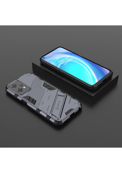 Oneplus Nord Ce 2 Lite 5g Telefon Kılıfı Kickstand Tpu+Pc Darbeye Dayanıklı Sağlam Zırh Kılıfı-Koyu Mavi (Yurt Dışından) indirimleri