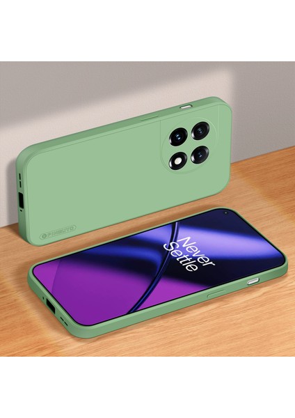 Pınwuyo Jk Tpu-2 Serisi Oneplus 11 5g Telefon Kılıfı Fiber Flok Astarlı Kamera Lens Koruma Tpu Kılıfı-Matcha Yeşili (Yurt Dışından)