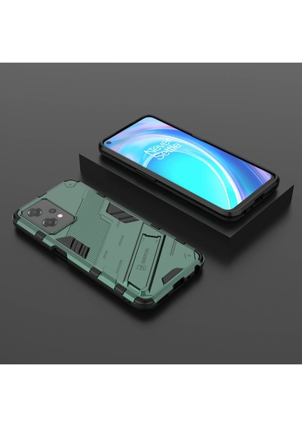 Oneplus Nord Ce 2 Lite 5g Telefon Kılıfı Kickstand Tpu+Pc Darbeye Dayanıklı Sağlam Zırh Kılıfı-Yeşil (Yurt Dışından) indirimleri