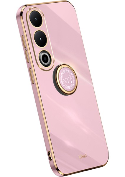 Xınlı Oneplus Nord Ce4 5g Tpu Kılıf Halka Kickstand Elektrokaplama Telefon Kılıfı-Mor (Yurt Dışından)