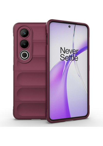 Oneplus Ace 3V 5g Telefon Kılıfı Tpu Sağlam Düşme Koruması Arka Kapak-Şarap Kırmızısı (Yurt Dışından)