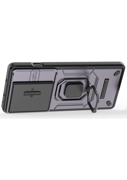 Oneplus Ace 3 Pro 5g Kılıf Pc+Tpu Halka Destekli Telefon Koruyucu Lens Kapağı-Mor (Yurt Dışından)