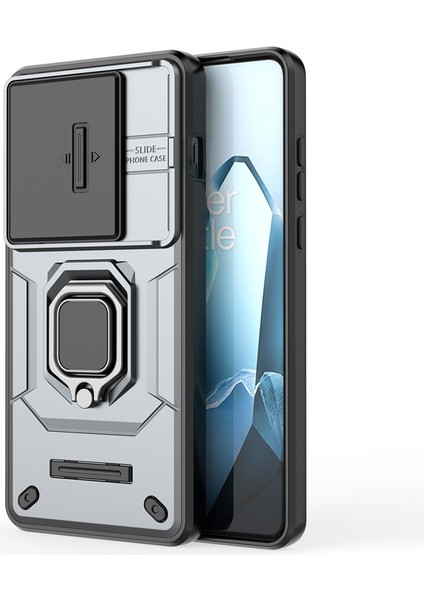 Oneplus 13 Kılıf Pc+Tpu Kickstand Telefon Koruyucu Lens Kapağı Ile-Gri (Yurt Dışından) modelleri