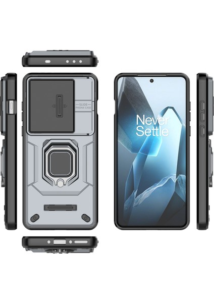 Oneplus 13 Kılıf Pc+Tpu Kickstand Telefon Koruyucu Lens Kapağı Ile-Gri (Yurt Dışından) fırsatları