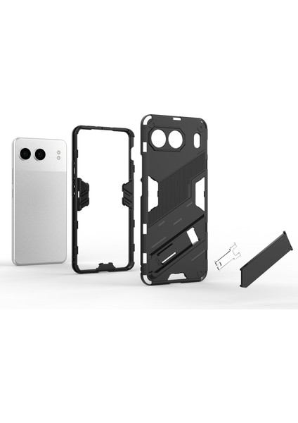 Oneplus Nord 4 Kılıf Pc+Tpu Darbeye Dayanıklı Telefon Kılıfı Kickstand Ile-Bebek Mavisi (Yurt Dışından)