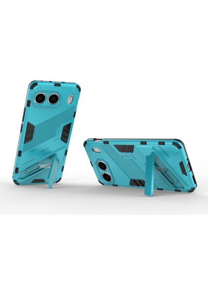 Oneplus Nord 4 Kılıf Pc+Tpu Darbeye Dayanıklı Telefon Kılıfı Kickstand Ile-Bebek Mavisi (Yurt Dışından)