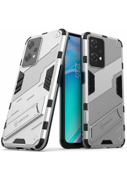 Oneplus Nord Ce 2 Lite 5g Telefon Kılıfı Kickstand Tpu+Pc Darbeye Dayanıklı Sağlam Zırh Kılıfı-Beyaz (Yurt Dışından) modelleri