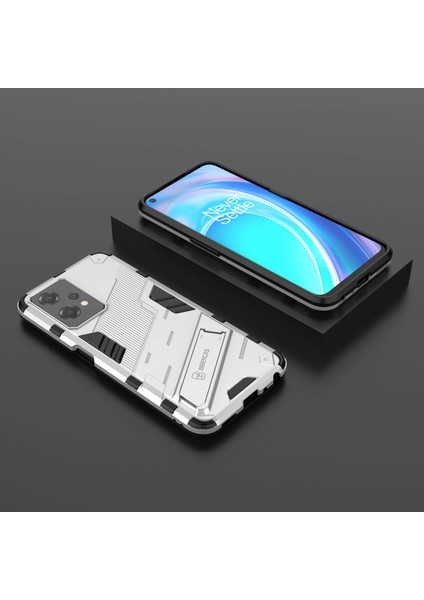 Oneplus Nord Ce 2 Lite 5g Telefon Kılıfı Kickstand Tpu+Pc Darbeye Dayanıklı Sağlam Zırh Kılıfı-Beyaz (Yurt Dışından) indirimleri