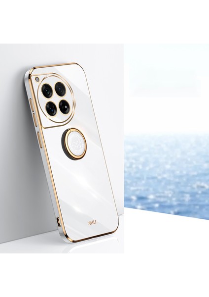 Xınlı Oneplus 12 5g Kılıf Elektrokaplama Tpu Kapak Halkalı Ayaklı-Beyaz (Yurt Dışından) indirimleri