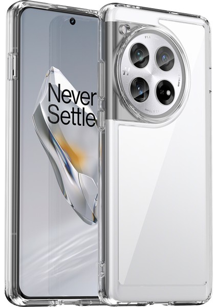 Oneplus 12 5g Kılıf Ince Tpu+Akrilik Darbeye Dayanıklı Telefon Koruyucu Kapak-Şeffaf (Yurt Dışından)