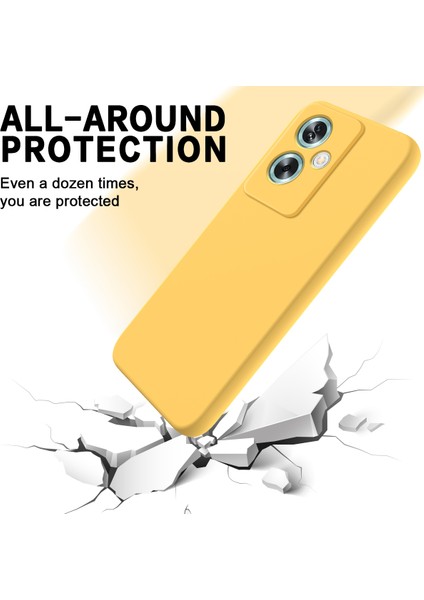 Oneplus Nord N30 Se 5g Sıvı Silikon Kılıf Fiber Astarlı Telefon Kılıfı Kayışlı-Sarı (Yurt Dışından) modelleri