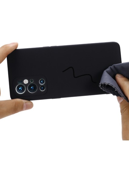 Oneplus 9 Pro Için El Kayışlı Sıvı Silikon Yumuşak Kapaklı Kılıf-Siyah (Yurt Dışından) fırsatları