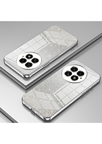 Oneplus 13 Kılıf Galvanik Degrade Parıltılı Tpu Telefon Kılıfı-Gümüş (Yurt Dışından)