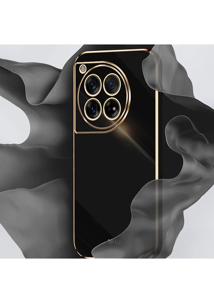 Xınlı Oneplus 12 5g Kılıf Galvanik Tpu Telefon Kılıfı Hassas Lens Koruması-Kırmızı (Yurt Dışından) modelleri