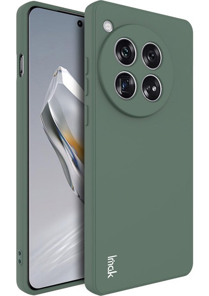 Imak Uc-4 Serisi Oneplus 12 5g Cep Telefonu Kılıfı Düşmeye Dayanıklı Düz ​​kenar Koruyucu Kılıf-Gece Yarısı Yeşili (Yurt Dışından)