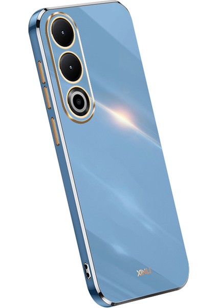 Xınlı Oneplus Nord Ce4 5g Kılıfı Esnek Tpu Elektrokaplamalı Arka Telefon Kılıfı-Mavi (Yurt Dışından)