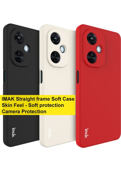 Imak Uc-4 Serisi Düz Kenar Telefon Kılıfı Oneplus Nord Ce 3 Lite 5g/nord N30 5g/oppo K11X 5g, Tpu Koruyucu Kılıf-Kırmızı (Yurt Dışından)