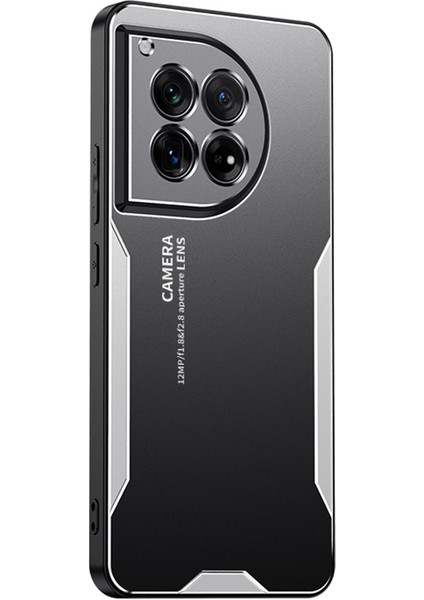 Oneplus 12 5g Kılıf Çizilmez Alüminyum Alaşım + Tpu + Pc Telefon Kılıfı-Gümüş (Yurt Dışından)