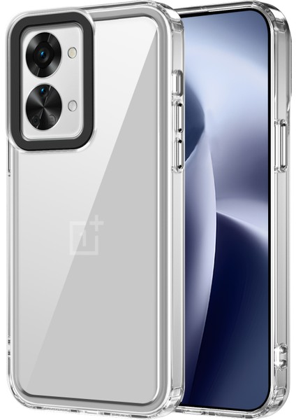 Oneplus Nord 2t 5g Şeffaf Kılıf Pc+Tpu Telefon Koruyucu Kabuk Kablosuz Şarj Desteği-Şeffaf (Yurt Dışından)